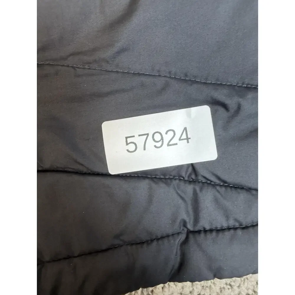 Columbia Jacket Mens L Black Puffer Insulated Lightweight Quilted Full Zip